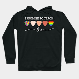 To Teach Love Autism Awareness African LGBT Pride Hoodie